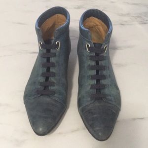 FLUEVOG Endurance Teal Ankle Boot